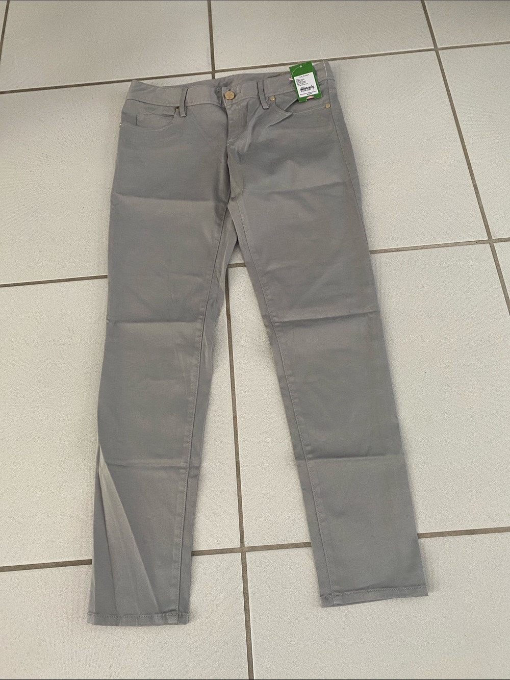 NWT Lilly Pulitzer Worth Skinny pant Palm Beach Grey 6
